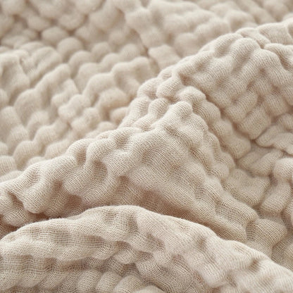 Zeslaags Mousseline Katoen Deken 150x200 cm - Luchtig Gaasweefsel voor Baby, Kind en Volwassene