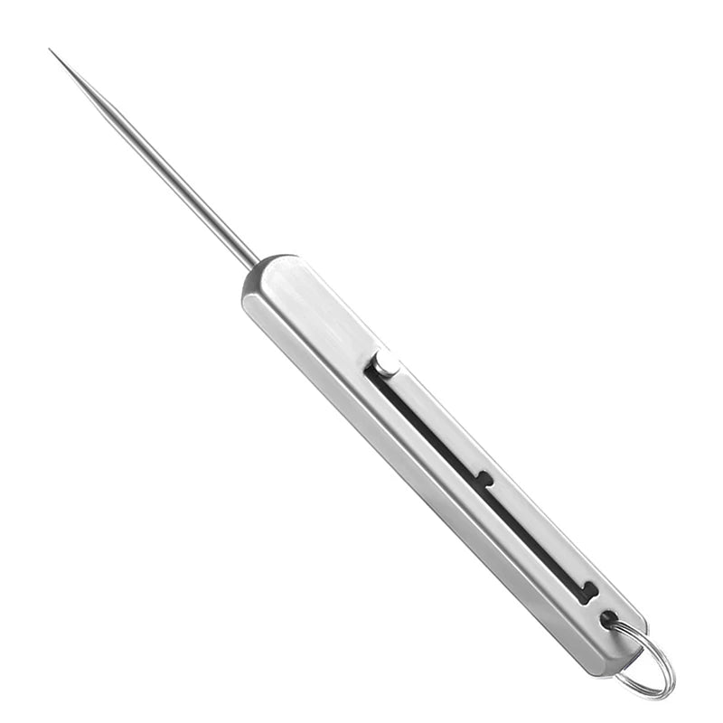 Draagbare Inklapbare Titanium Legering Tandenstoker met Sleutelhanger