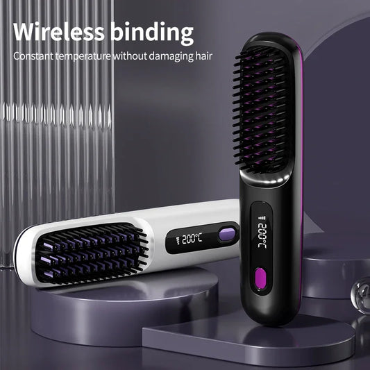 FlexStyle Draadloze Haarstyler met Keramische Verwarming