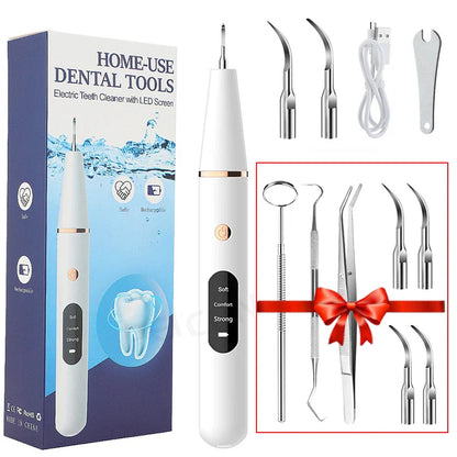 SmilePro Ultrasone Tandsteenreiniger – Effectieve Plaqueverwijderaar voor Thuis