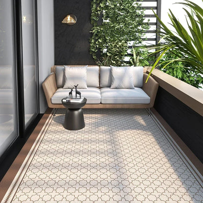 Geometrisch PVC Vloerkleed met Antislip - Keuken, Balkon & Woonkamer