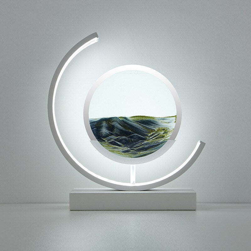 LED Tafellamp met Bewegend Zandlandschap – SandLight