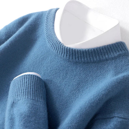 Merino Crewneck Sweater Heren Regular Fit