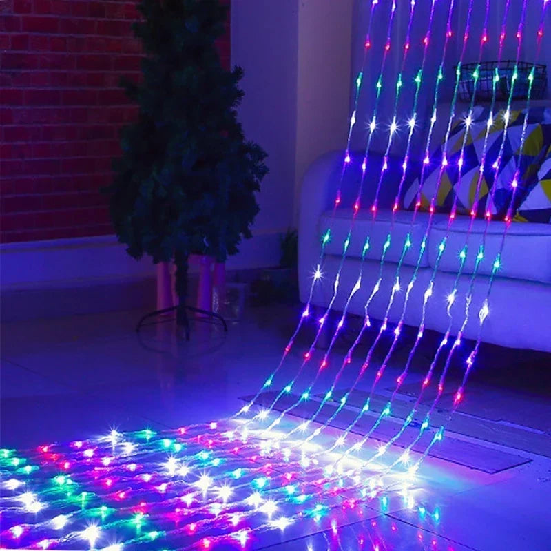 Kleurwisselende LED Gordijnverlichting – Decoratieve Lichtjes voor Raam en Muur