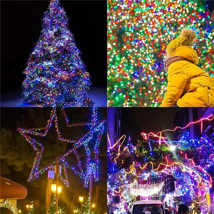 Waterdichte LED Tuinslinger – Feestverlichting voor Buiten in Warm Wit of Multicolor