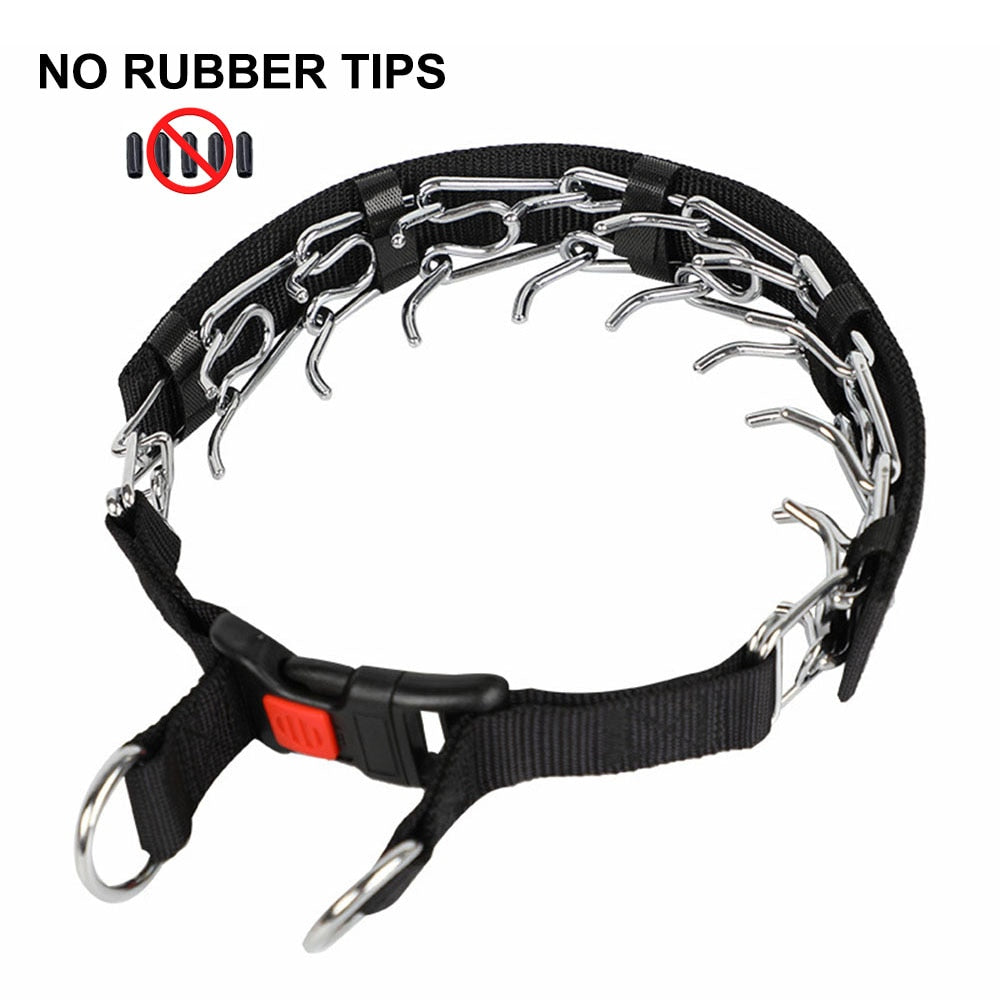 Nylon trainingshalband met comfortpunt en snelsluiting