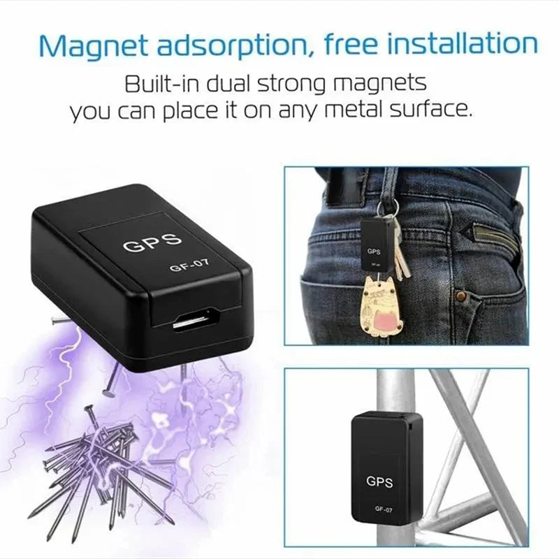VolgVast Mini GPS Volger – Magnetische Locatiebepaler voor Auto, Huisdier & Waardevolle Spullen