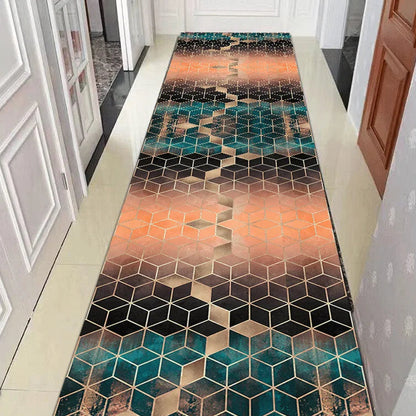 Marokkaanse Geometrische Gangloper – Antislip Wasbare Looploper voor Hal Entree Gang