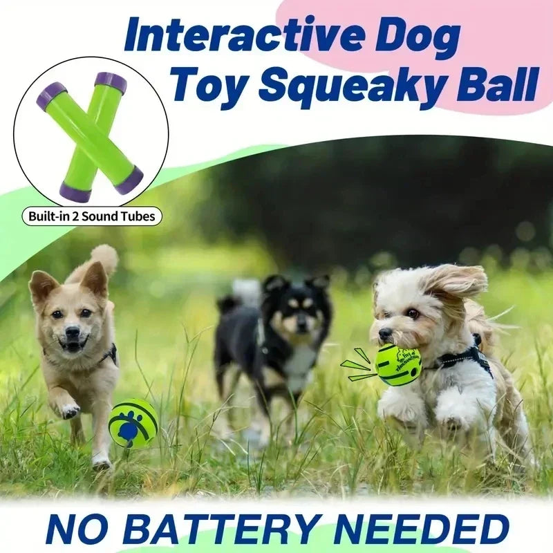 Geluidsspeelbal voor Honden met IQ-Training - Mentale Stimulatie en Beweging