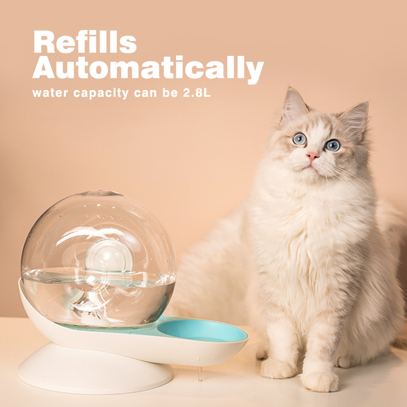 AquaPoes Fontein – Automatische Drinkfontein voor Katten en Honden met RVS Reservoir