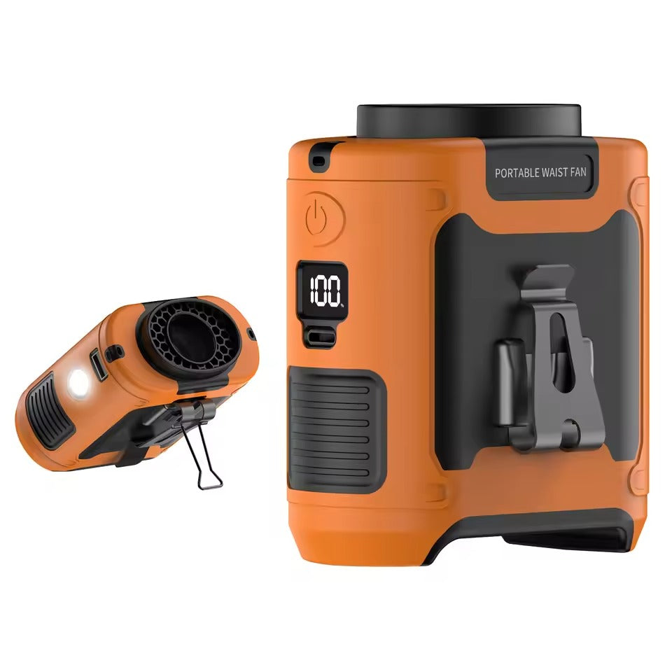 Draagbare Camping Ventilator met LED-Verlichting en Powerbank