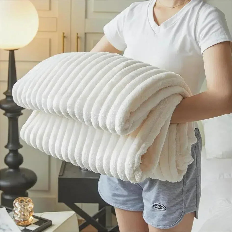 Ruitpatroon Fleecedeken 70x100cm - Zachte Microvezel Plaid voor Bank, Bed en Woonkamer
