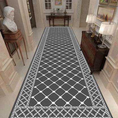 Marokkaanse Geometrische Gangloper – Antislip Wasbare Looploper voor Hal Entree Gang