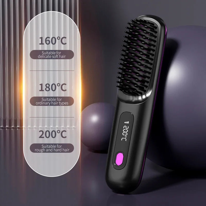FlexStyle Draadloze Haarstyler met Keramische Verwarming