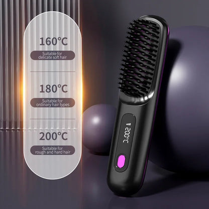 FlexStyle Draadloze Haarstyler met Keramische Verwarming