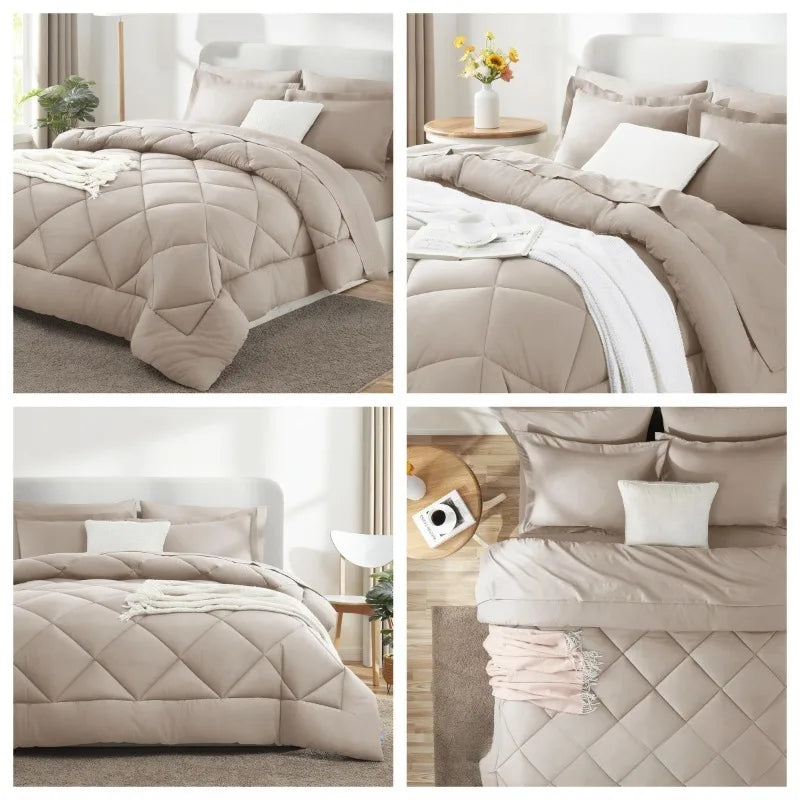 Polyester Winterdekbed Kingsize Effen - Zacht en Huidvriendelijk