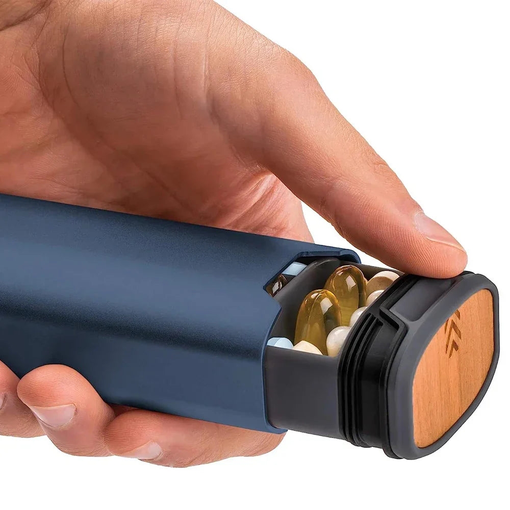 7-Dagen Medicatie Organizer – Compacte Lekvrije Pillendoos voor Thuis en Reizen