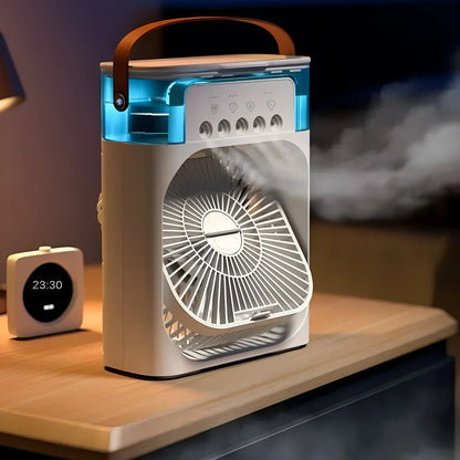 CoolBreeze Draagbare Luchtkoeler – 3-in-1 Ventilator met LED & Bevochtiger