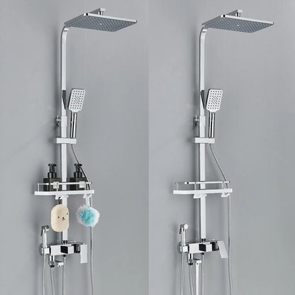 RainFlow Luxe regendouche set – verstelbare messing douchekraan met 4 functies