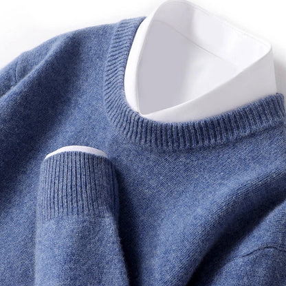 Merino Crewneck Sweater Heren Regular Fit