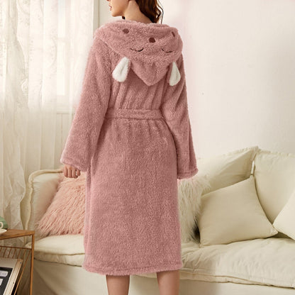 Zachte Badjas met Capuchon – Dieren Design – Karina Badjas