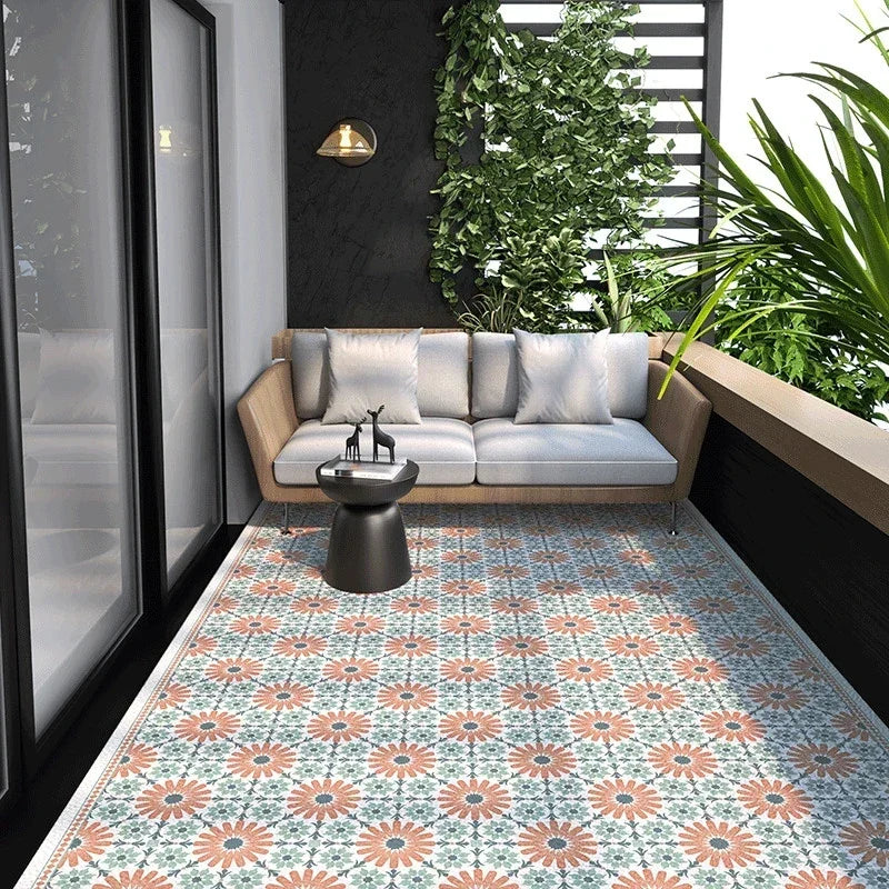 Geometrisch PVC Vloerkleed met Antislip - Keuken, Balkon & Woonkamer