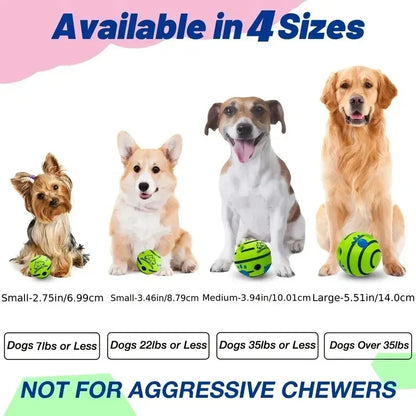 Geluidsspeelbal voor Honden met IQ-Training - Mentale Stimulatie en Beweging