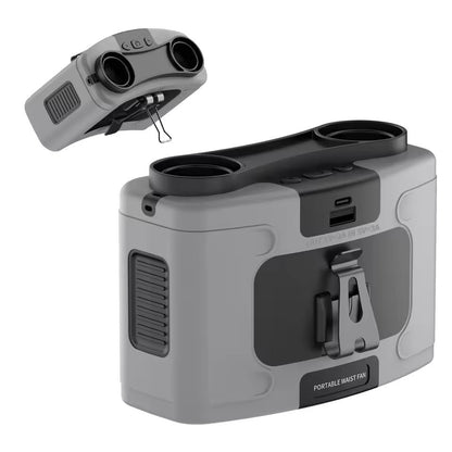 Draagbare Camping Ventilator met LED-Verlichting en Powerbank