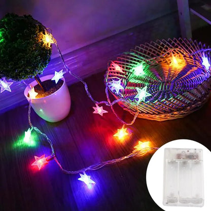 Twinkelende Sterren Lichtslinger – LED Decoratieve Verlichting voor Binnen en Buiten