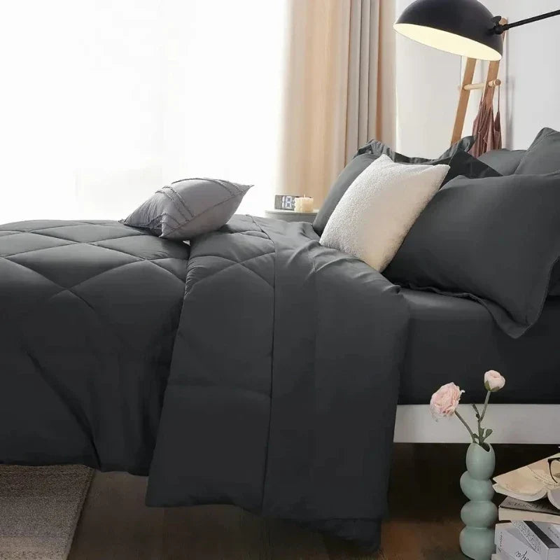 Polyester Winterdekbed Kingsize Effen - Zacht en Huidvriendelijk