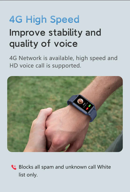 Senior VeiligheidsHorloge met Valdetectie en GPS – Slimme Zorg Smartwatch