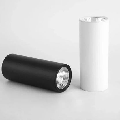 Cilindervormige LED Opbouwspot - Dimbaar Aluminium Design