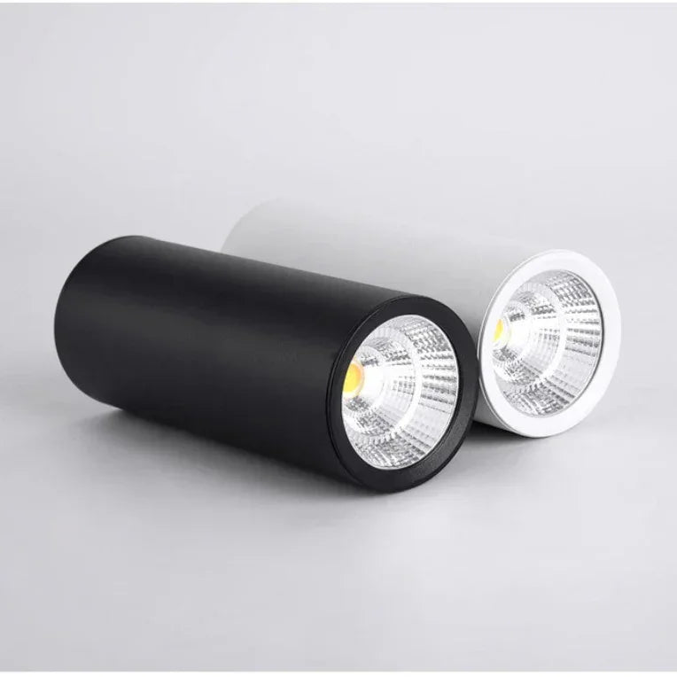 Cilindervormige LED Opbouwspot - Dimbaar Aluminium Design