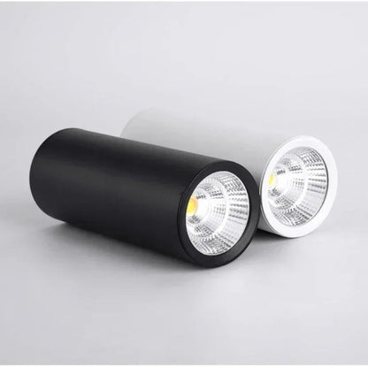 Cilindervormige LED Opbouwspot - Dimbaar Aluminium Design