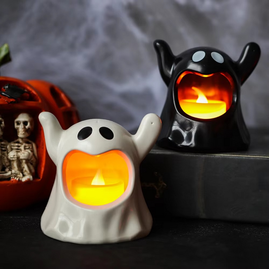 Lichtspook Halloweenlamp – LED Spookdecoratie met Batterijverlichting