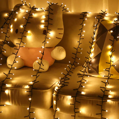 LumaLine Kerstverlichting – 10 Meter LED Lichtslang met 1000 Warme Witte Lampjes voor Binnen en Buiten