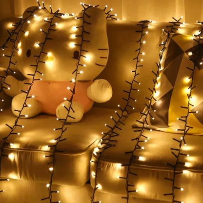 Warmwitte LED Lichtslinger 10 Meter – 1000 LED-lampjes voor Binnen en Buiten