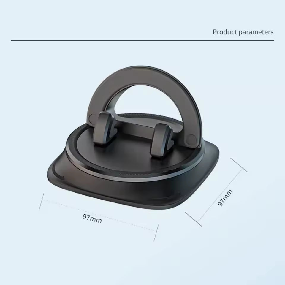 Support voiture pivotant pour smartphone avec réglage à 360 degrés