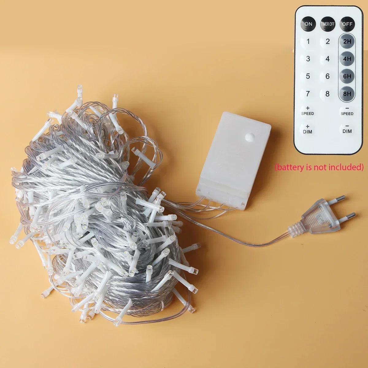 Warm Wit LED Lichtsnoer voor Buiten - 20-100 Meter Tuinverlichting