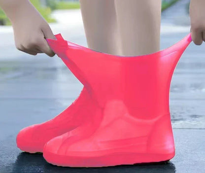 Flexibele Siliconen Overschoenen - Waterdicht & Antislip voor Regen en Modder