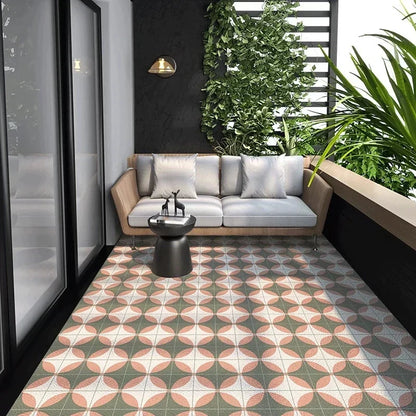 Geometrisch PVC Vloerkleed met Antislip - Keuken, Balkon & Woonkamer