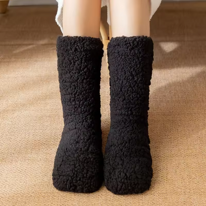 Fluffy Thermo Lounge Sokken – Zachte Warme Pluche Huissokken voor Wintercomfort