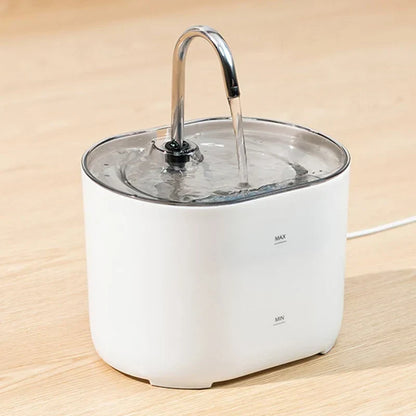 Automatische Huisdierdrinkfontein met Koolstoffilter & Stille Pomp - 2,2L