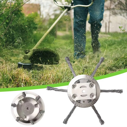 Universele Stalen Onkruidborstel voor Trimmer - Krachtige Tuinborstel voor Hardhout en Stenen