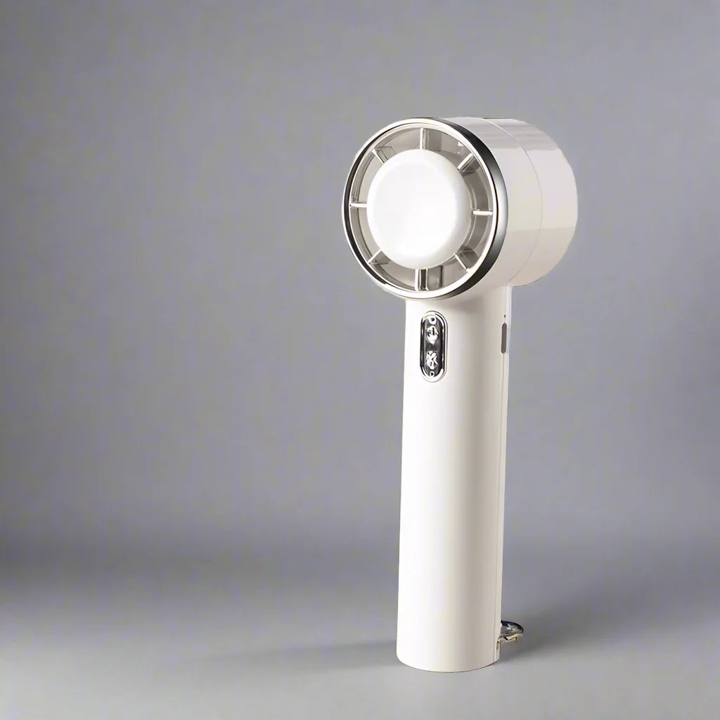 Skye Mini Ventilator met Koelplaat – Draagbare Ventilator met 100 Snelheden en Verstelbare Bries