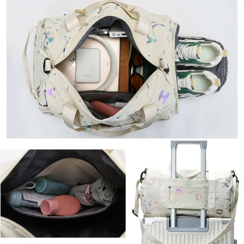 FlexiZen Sporttas met Schoenenvak en Stijlvol Design – Waterafstotend