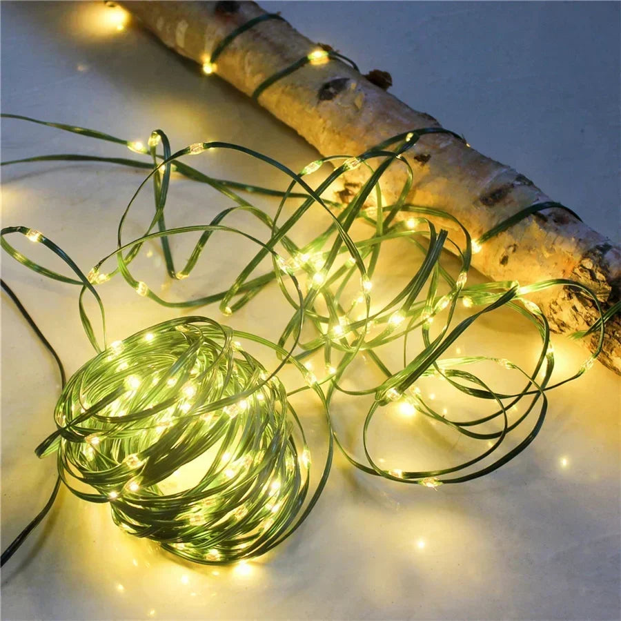 Waterdichte LED Tuinslinger – Feestverlichting voor Buiten in Warm Wit of Multicolor