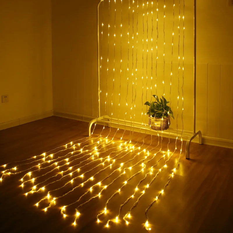 Kleurwisselende LED Gordijnverlichting – Decoratieve Lichtjes voor Raam en Muur