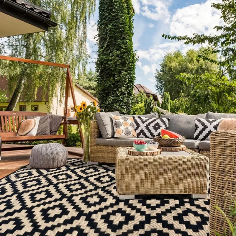 Comfort Campingdeken Waterdicht Flanel - Picknickdeken Tentondergrond Opvouwbaar
