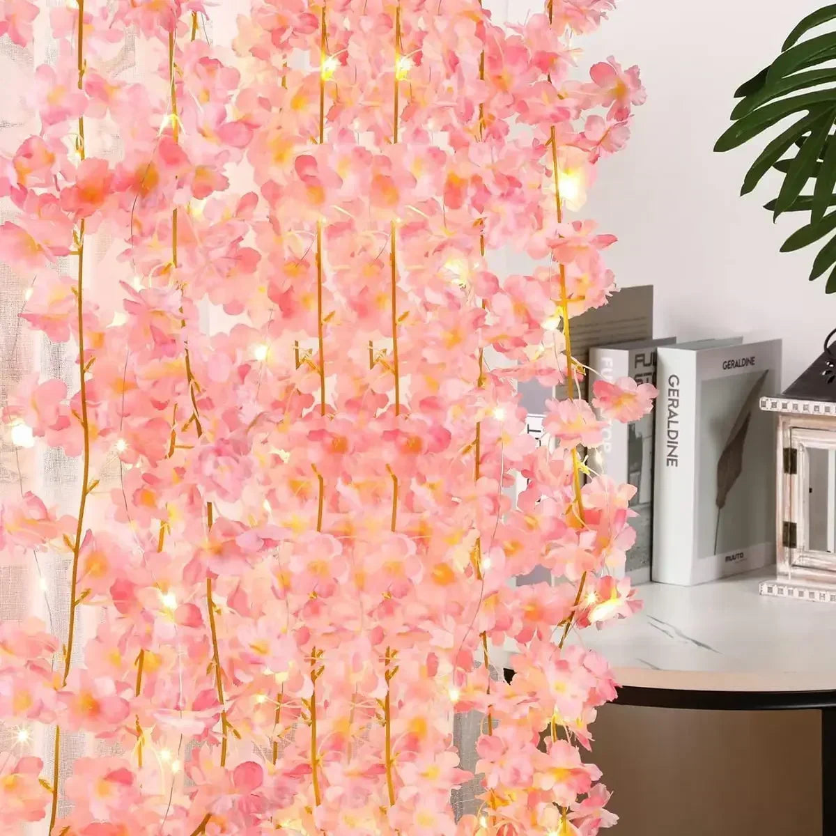 Romantische Bloesemlichtslinger 2m LED Kunstbloemen Sfeerverlichting